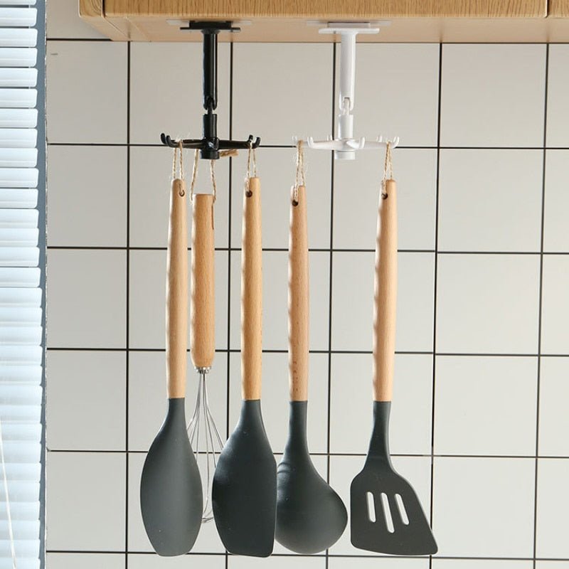 360°Hooks™ - Crochets de cuisine rotatifs à 360° - SurfaceRangement