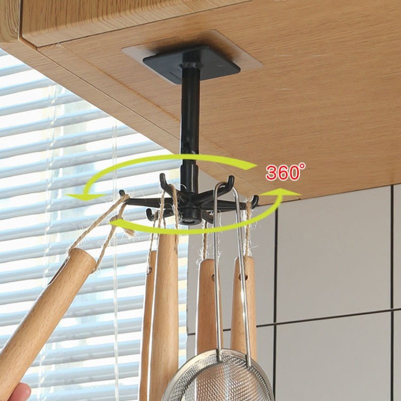 360°Hooks™ - Crochets de cuisine rotatifs à 360° - SurfaceRangement