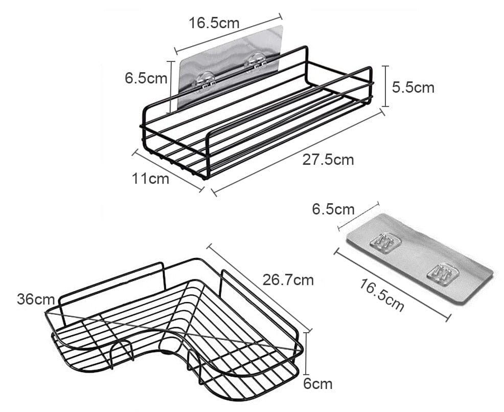 MonRangeTout™ - Etagère multifonction de bain - SurfaceRangement