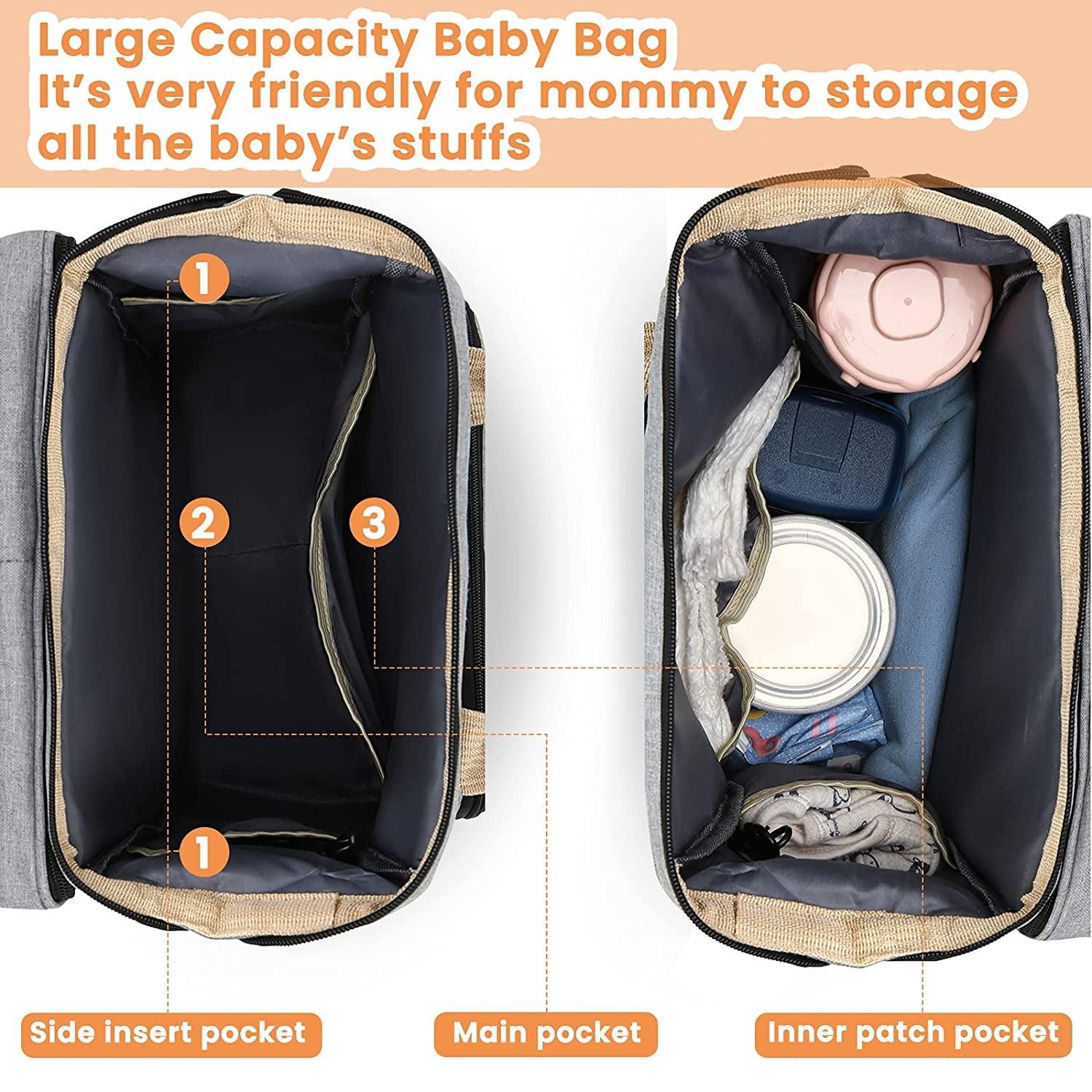 Sac à langer portatif | Berceau de voyage BabyNappy™ - SurfaceRangement